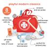 Mentari Toys - My First Aid Kit - 8pc Wooden Pretend Doctor Kit with Red Storage Bag - Educational Role Play Toy with Realistic Pieces - Inspire Empathy and Creativity - Age 3+ view 3
