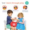 Mentari Toys - My First Aid Kit - 8pc Wooden Pretend Doctor Kit with Red Storage Bag - Educational Role Play Toy with Realistic Pieces - Inspire Empathy and Creativity - Age 3+ view 4