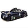 Tarmac Works Huayra R #2 Blu Avio Blue Metallic with Black Top Global64 Series 1/64 Diecast Model T64G-TL035-BL view 2