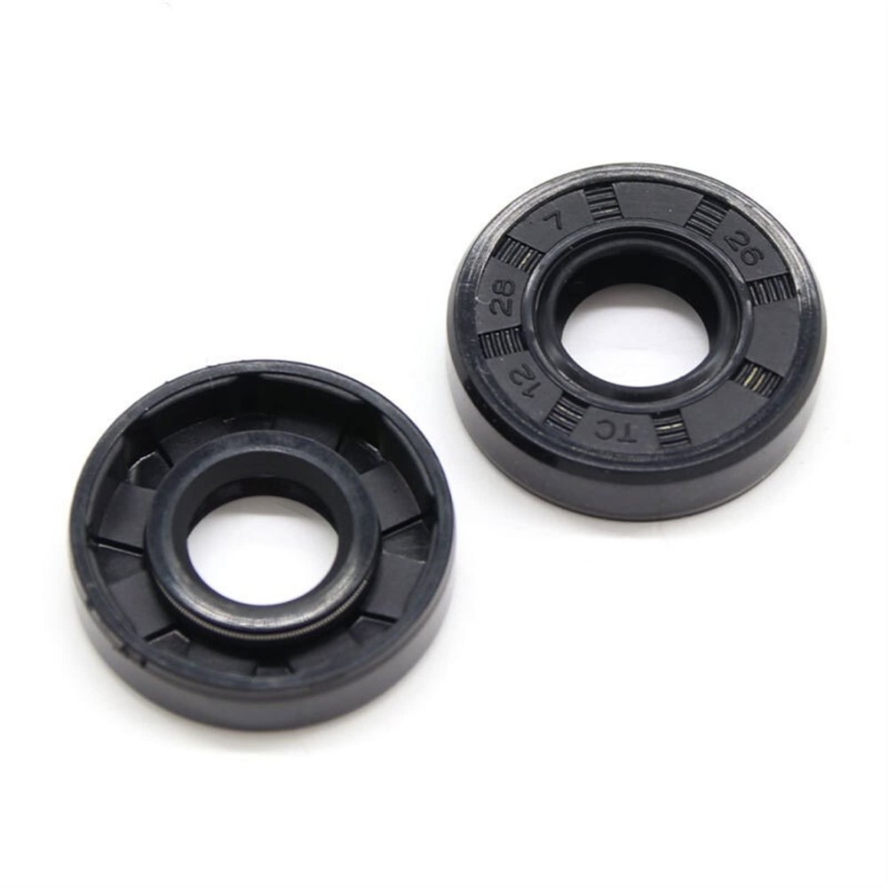GTPBAO Gasket Rotating 2Pcs 11mm Inner Diameter TC Oil Seal, Black Nitrile NBR Gasket Radial Steel Rubber Oil Seal Ring for Pumps Engine Seal Resistant (Size : 11.6x24x10 2pcs)