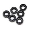 GTPBAO Gasket Rotating 2Pcs 11mm Inner Diameter TC Oil Seal, Black Nitrile NBR Gasket Radial Steel Rubber Oil Seal Ring for Pumps Engine Seal Resistant (Size : 11.6x24x10 2pcs) view 3