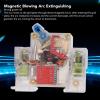 POWTAXBJGD Circuit Breaker, Easy Observation Efficient DIN Rail Circuit Breaker 400V 2P for Home Circuits view 3