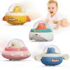 NUMBERFUN Dinosaur Toy Cars for Toddlers 1-3,4Pack Press and Go Cars Baby Toys 6-12-18 Months,1 Year Old Boy Toys Dino Car,Infant Car Toys for Ages 0-2,1st Birthday Gifts for 1 Year Old Boy view 1