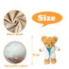 Personalized Doctor Nurse Teddy Bear Stuffed Animal Plush with Customized Text or Blessing, Personalized Gifts for Birthday or Graduation Gifts for College University Graduation (11 inch) view 4