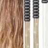 Jiyucen Laser gold silk shiny colorful gold and silver silk wig set, 6 tablets/box, khaki view 3