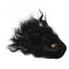 1/6 Doll Wig Heat Jointed Doll Wig Silver Gray Trimable Soft Touch for Dressing Up Dolls (Black) view 2