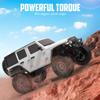 FLYCOLOR RCS24 Off Road 1/24 RC Truck 4x4 Off Road Crawler Climbing Vehicle All Terrain RC Monster Truck Remote Control Car with Bright Headlight 2 Batteries Waterproof Hobby Toys(RTR White) view 2