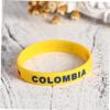 BELLIFFY 5pcs Decorative Country Flag Wristband Silicone Bracelet Fits for Games and Matches view 4