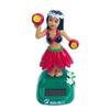 ToysCentral Basics Solar Powered Hula Girl Dancing Figures Decoration Swinging Hawaiian Girl Doll Car Dashboard Ornaments for Car Interior Home Party Decor(Red), AMXE10852CUS view 1