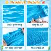 1200x54 Inch Under The Ocean Tablecloth Plastic Tablecloth Roll Mermaid Water Table Cover Classroom Decor for Kids Themed Backdrop for Bulletin Board Beach Birthday Party Decor view 3