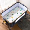 Baby Bassinet Mattress 30 x 15 inches- Firm Support and Comfort Premium Foam,Noiseless and Odorless,Hypoallergenic Small Crib Mattress, Fits Moses Basket, Dual Sided with Soft Breathable Fabric view 2