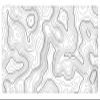 EDGFRTOIO Card Playmat 24" x 14" TCG Game Mat for MTG and Other Card Games, Premium Stitched Card Gameplay Mat with Non-Slip Rubber Backing Board Games Desk Duel Mats, White Topographic Contour Line view 1