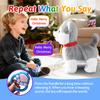 Marsjoy Husky Walking Barking Dog for Kids Interactive Musical Puppy Robot Repeats What You Say, Realistic Licking Tongue Wagging Tail Remote Control Toddler Toys for Girls and Boys Birthday Gifts view 4