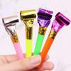 100 Pcs Party Blower, Colorful Birthday Noisemakers Funny Birthday Blow Horns Squawkers Party Whistles New Years Party Favors for Kids Adults view 2