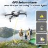 WeFone Drones with Camera for Adults 4k, WF31 GPS RC Drone FPV Foldable Quadcopter for Beginner with Brushless Motor, 5G Wi-Fi Transmission, Auto Return, Follow Me, Waypoints, 50 Min Flight Time view 3