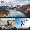 WeFone Drones with Camera for Adults 4k, WF31 GPS RC Drone FPV Foldable Quadcopter for Beginner with Brushless Motor, 5G Wi-Fi Transmission, Auto Return, Follow Me, Waypoints, 50 Min Flight Time view 4