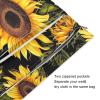 Haskirky Sunflowers 2 Pcs Cloth Diaper Wet Dry Bags,Waterproof and Washable Bag for Travel Reusable Wet Bag for Baby Diaper Organizer view 3