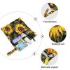 Haskirky Sunflowers 2 Pcs Cloth Diaper Wet Dry Bags,Waterproof and Washable Bag for Travel Reusable Wet Bag for Baby Diaper Organizer view 4