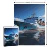 500 PCS Jigsaw Puzzle for Adults Personalized Picture Puzzle Ocean Ferry Boat Customized Wooden Puzzle for Family, Birthday, Wedding, Game Nights Gifts view 2