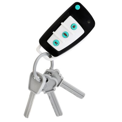 Playkidiz Toy Car Keys - Real Looking Play Toddler Remote Car Key - Interactive Kids Baby Keys with Lights and Sound Effetcs - Pretend Toy Keys for Boys Girls Age 3+