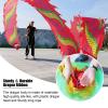 Kunovo Dragon Poi Small Size Dragon Dance Ribbon for Kids, Washable Fitness Dragon Streamer with Dragon Head, Dragon Design Spinning & Shaking Poi 6.5/10/16.4 ft (Color : Yellow, Size : 3 m (10 ft)) view 3