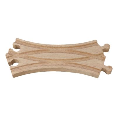 Aosekaa Wooden Train Track Assemble Blocks Vehicles Toy Accessories Switch Track, Train Tracks Accessories for Children Boys Girls, 17.8cmx7.3cmx1.2cm