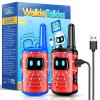 Walkie Talkies for Kids Boys Rechargeable: 2 Pack Kids Walkie Talkies Outdoor Toys for 3 4 5 6 7 8 Year Old Boy Easter Birthday Gifts Basket Stuffers for Grandkids Age 3-8 Year Old Hiking Camping view 1