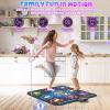 Surelect Dance Mat, 2025 Light Up 8-Button Dance Pad with Wireless Bluetooth, Upgraded Flowing Light Control System with Stands, Kids Toys Music Games Birthday for 3-12 Year Old Boys Girls view 4