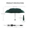Adjustable Steering Angle, Clip-On All-Round Protection, Convenient and Lightweight, for Sun Protection Lightweight, Easy to Install, Stroller Umbrella, Baby Umbrella Stroller Accessory. (Green) view 2