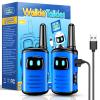 Rechargeable Walkies Talkies for Kids Toys: 2 Pack Walkie Talkies for Kids Easter Birthday Gifts for 3 4 5 6 7 8 Year Old Boys Grandkids Toys for 3-8 Year Old Boys view 1