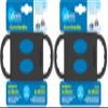 Dr. Browns Milestones 100% Silicone Baby Bottle Handles, Wide-Neck, Black, 2 Pack, 4m+ view 1