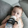Dr. Browns Milestones 100% Silicone Baby Bottle Handles, Wide-Neck, Black, 2 Pack, 4m+ view 3