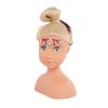 Our Generation Sparkles of Fun Styling Head Deanna - Long, Thick Blonde Hair, Peekaboo Highlights, Pom Pom Hair Clips, Glitter for Face and Hair, Movable Head, Soft Eyelashes - Hairdressing Set view 3