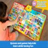 First 100 Words Bilingual Electronic Alphabet Poster  Interactive Learning Chart for Kids | 100 First Words in English & Spanish | Educational Talking Wall Poster view 4