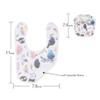 Gelisite 7 Pack Baby Cotton Absorbent Bibs for Drooling Teething (black-2) view 3
