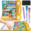 Interactive Bilingual Toy | Talking Busy Book for Toddlers 3-5 | Spanish Workbook with Dry Erase Activities | Preschool School Supplies in Spanish and English view 1