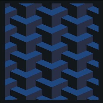 Back2Basics Rooftop Navy 5 ft.4 in. x 7 ft.8 in. WearOn Nylon Machine Tufted- Cut Pile Whimsy Rug, BA648245