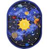 Kid Essentials Cosmic Wonders Geography & Environment Oval Rugs Black - 7 ft. 8 in. x 10 ft. 9 in. view 1