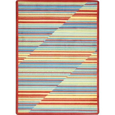 Kid Essentials Rhythm Rectangle Teen Area Rugs 02 Tropical - 7 ft. 8 in. x 10 ft. 9 in.