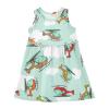 Aflyko Spring Dress for Girl Helicopter Cute Cloud Kiddo Tank Play Sundress Costume Dress Summertime Comfy Skirt for Church Dinner Event Wedding 5-6T view 1