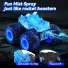 AUUGUU Remote Control Car, 2.4GHz Monster Trucks Toys with Light Spray, Birthday Gift for Kids 3 4 5 6 7 8, All Terrain RC Cars, Toddler Toys for Boys Girls 3+ Year Old view 3