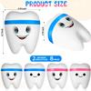 8 Pcs Tooth Stress Ball, Slow Rising Teeth Shape Stress Balls Bulk for Dental Office Party Favors view 4