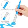 14 Pcs Paint Brushes for Kids, Round and Flat Kids Paint Brushes, Easy Hold and Clean Toddler Paint Brushes, Bristle Craft Paint Brushes for Acrylic Oil Watercolor Washable Paint view 3