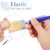 14 Pcs Paint Brushes for Kids, Round and Flat Kids Paint Brushes, Easy Hold and Clean Toddler Paint Brushes, Bristle Craft Paint Brushes for Acrylic Oil Watercolor Washable Paint view 4