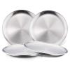 HaWare Toddler Utensils Set, Stainless Steel Kids Plates and Bowls Sets, 17-Piece Kids Dinnerware Set Includes Plate, Bowl and Silverware, Unbreakable Utenisl for Party, Picnic, Dishwasher Safe view 4