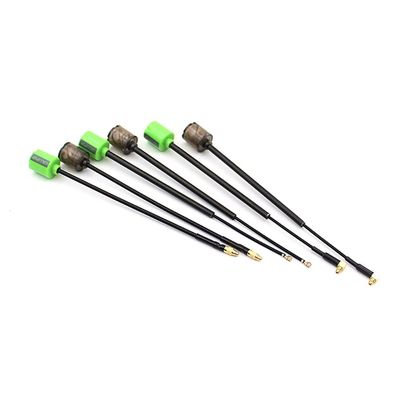 Sparkhobby RHCP/LHCP 5.8G 2.8dBi MINI FPV Antenna SMA/RP-SMA/MMCX-Straight/MMCX-Angle/UFL for RC Transmitter Receiver Drones DIY(R 60mm MMCX-A Green)