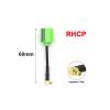 Sparkhobby RHCP/LHCP 5.8G 2.8dBi MINI FPV Antenna SMA/RP-SMA/MMCX-Straight/MMCX-Angle/UFL for RC Transmitter Receiver Drones DIY(R 60mm MMCX-A Green) view 2