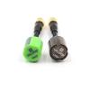 Sparkhobby RHCP/LHCP 5.8G 2.8dBi MINI FPV Antenna SMA/RP-SMA/MMCX-Straight/MMCX-Angle/UFL for RC Transmitter Receiver Drones DIY(R 60mm MMCX-A Green) view 4