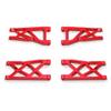 Aluminum Front and Rear Suspension Arm RC Upgraded Parts for ARRMA 1/10 Senton Vorteks Typhon Big Rock RC Car, Red view 1