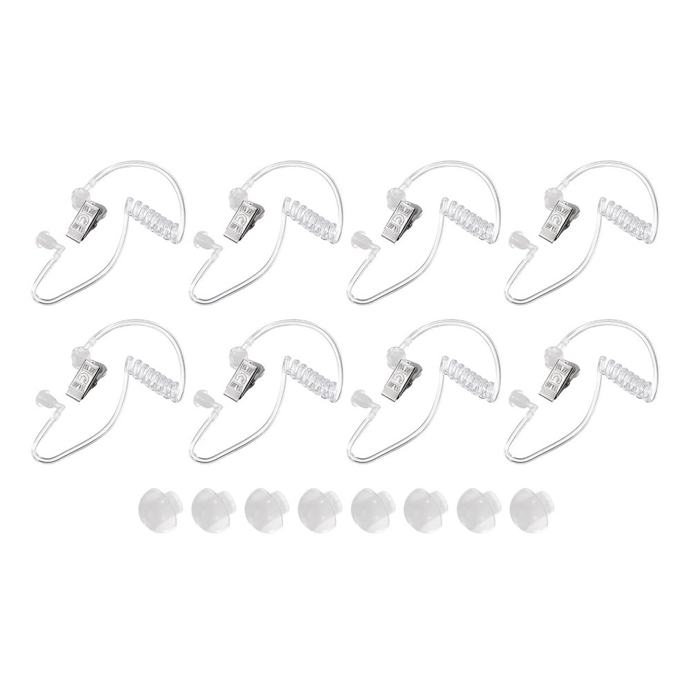 MECCANIXITY Pack of 8 Ear Piece Headset Earpiece Earpiece Costume Prop